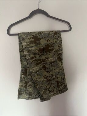 Forever 21 Green/Brown Digital Camo Cargo Pants